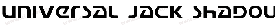 Universal Jack Shadow字体转换